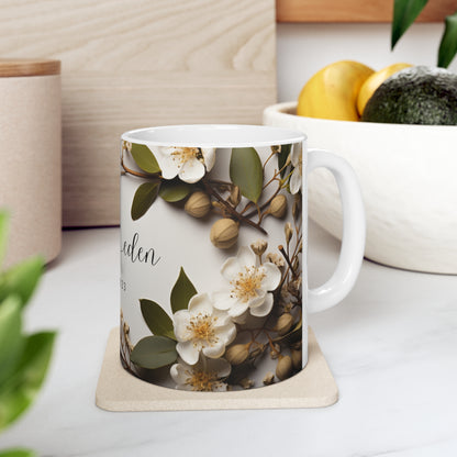 Wedding Coffee Mugs: Custom Keepsakes for Your Special Day (All-white 11oz)